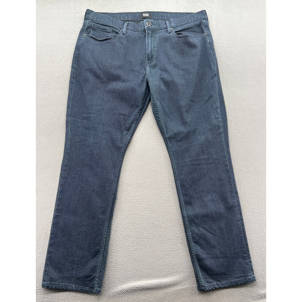 Paige Jeans Men's 38 Dark Indigo Federal Slim Straight Jeans Colman